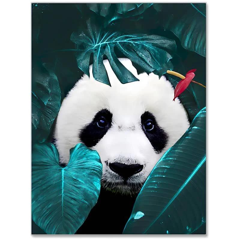 Panda Malen nach Zahlen