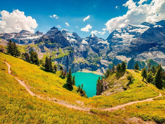 Berge    Malen nach Zahlen