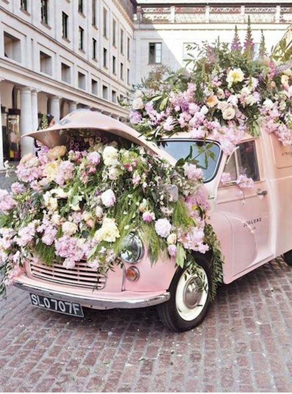 Blumen und Autos  Malen nach Zahlen