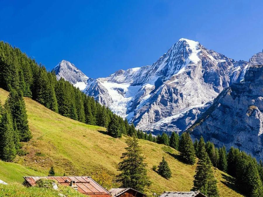 Berge   Malen nach Zahlen