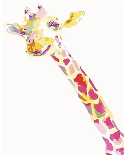 Giraffe  Malen nach Zahlen